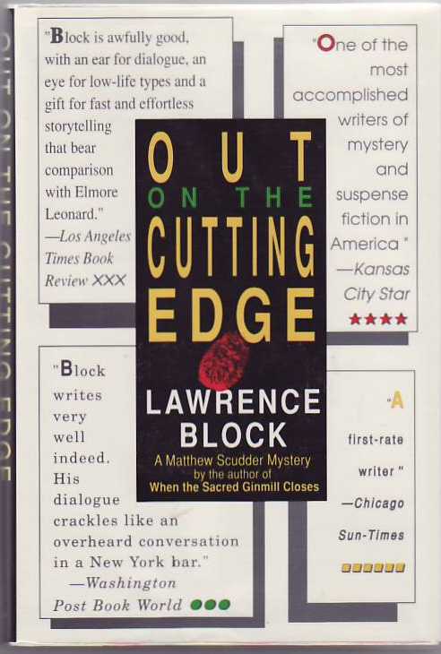 [Book #19992] Out on the Cutting Edge. Lawrence BLOCK.