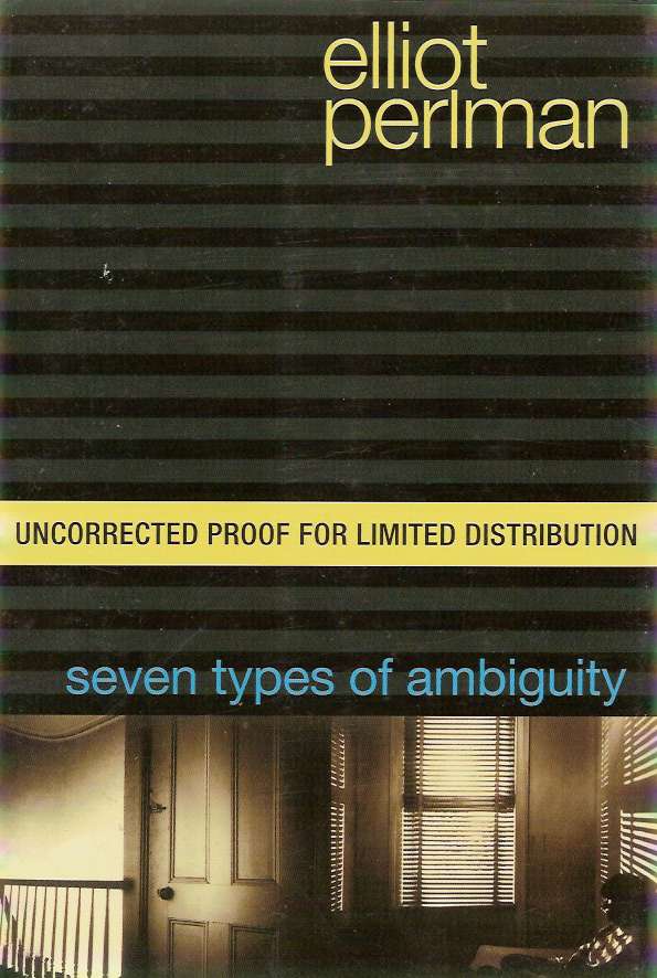 [Book #22309] Seven Types of Ambiguity. Elliot PERLMAN.