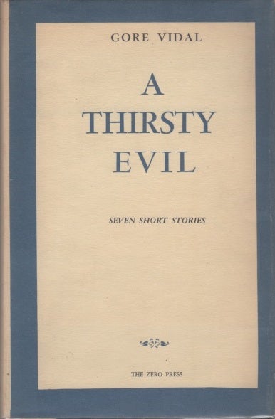 [Book #26383] A Thirsty Evil. GORE VIDAL.