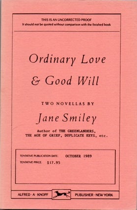 [Book #28269] Ordinary Love and Good Will. Jane SMILEY