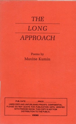 [Book #28543] The Long Approach. Maxine KUMIN