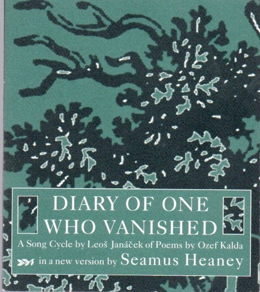 [Book #28581] Diary of One Who Vanished. Seamus HEANEY.