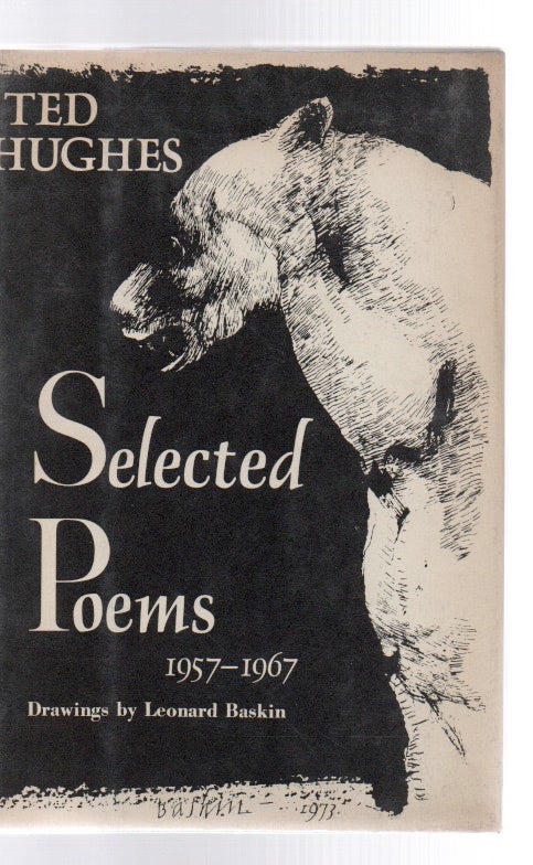 [Book #28608] Selected Poems: 1957-1967. Ted HUGHES.