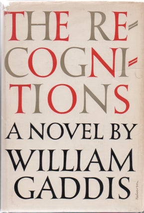 [Book #28652] The Recognitions. William GADDIS