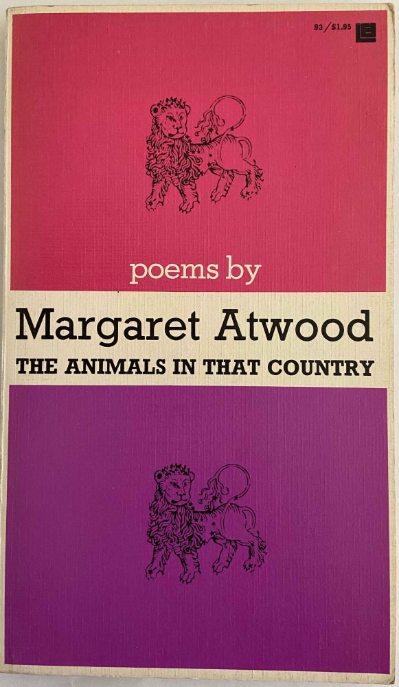 [Book #29003] The Animals in that Country. Margaret ATWOOD.