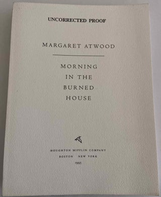 [Book #29005] Morning in the Burned House. Margaret ATWOOD