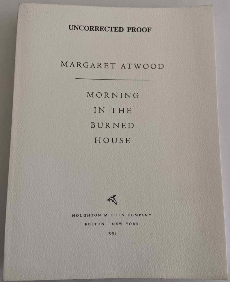 [Book #29005] Morning in the Burned House. Margaret ATWOOD.