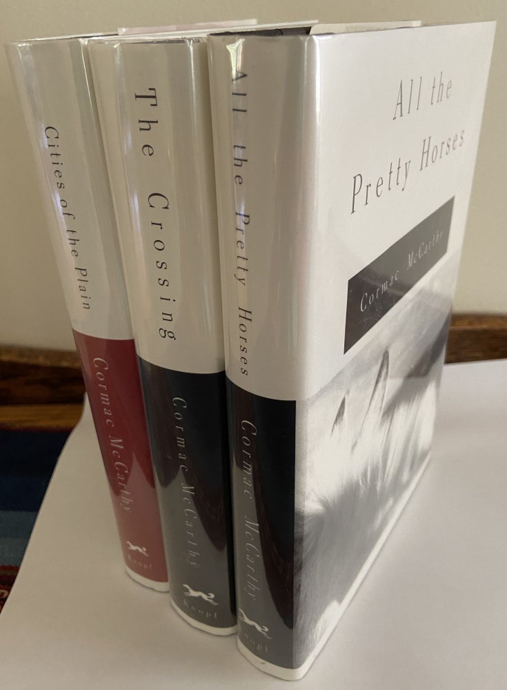 [Book #29053] All the Pretty Horses. The Crossing, Cities of the Plain. (Border Trilogy). Cormac McCARTHY, Includes author signature.