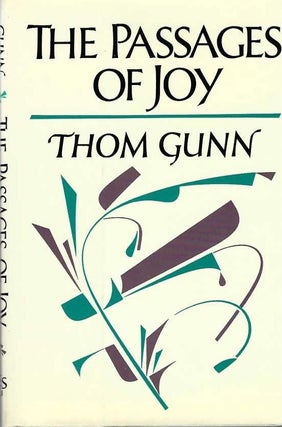 [Book #29144] The Passages of Joy. Thom GUNN