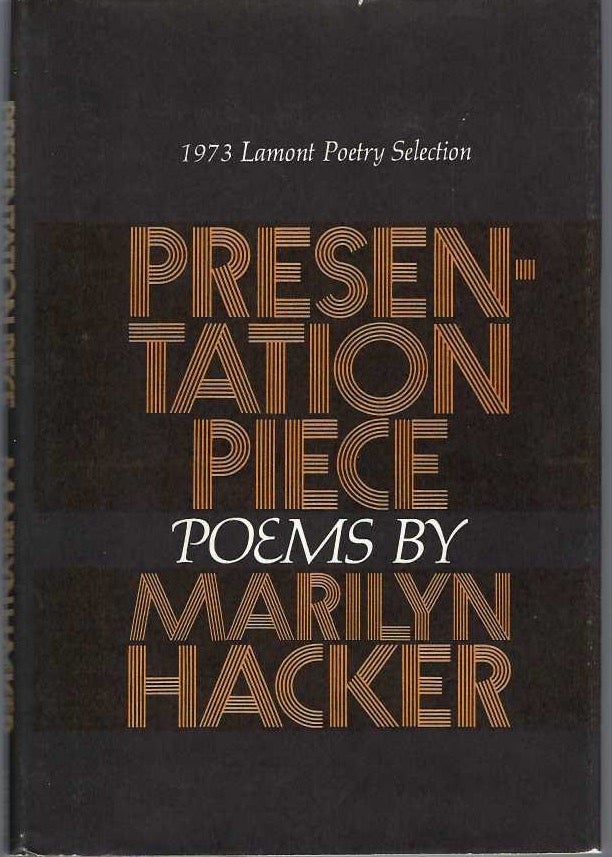 [Book #29184] Presentation Piece. Marilyn HACKER.